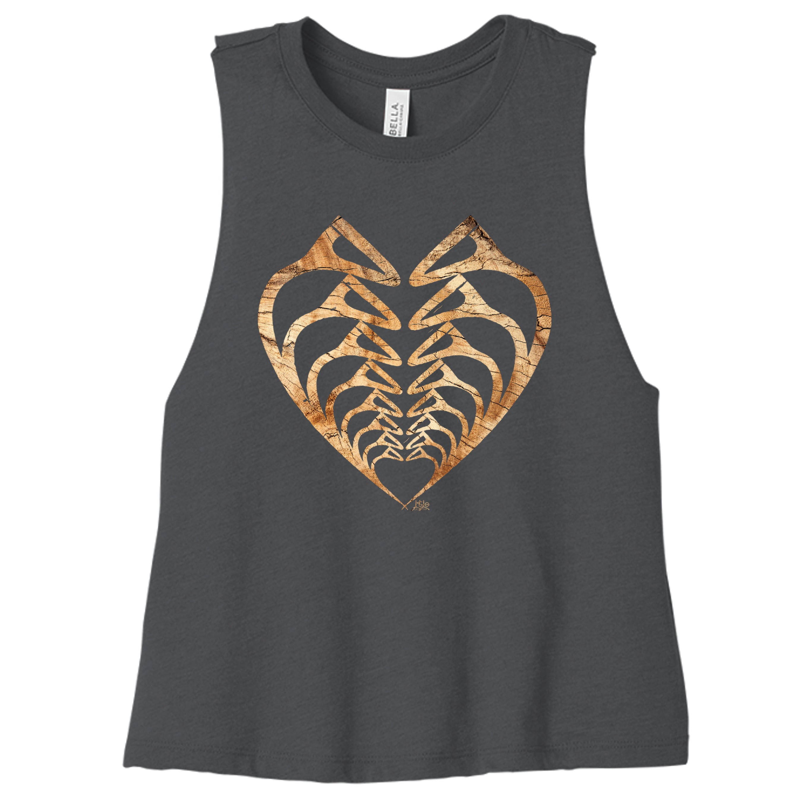 DARK GRY HEATHER - 6682 - FRONT