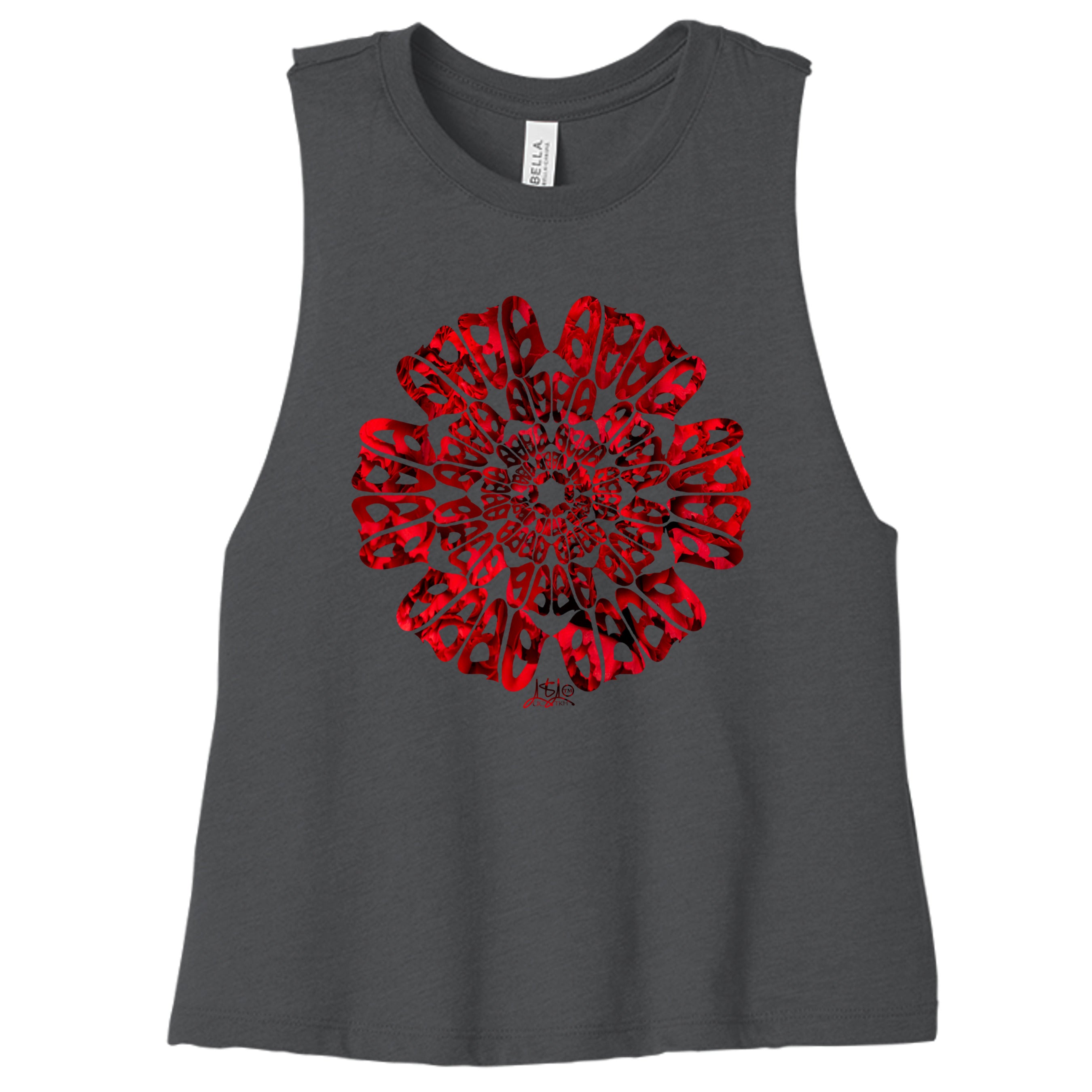 DARK GRY HEATHER - 6682 - FRONT